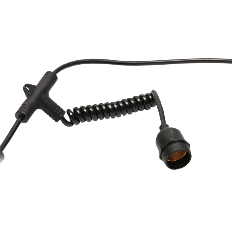 欧规 美规户外防水庭院装饰照明灯串 弹簧线串灯 伸缩自如